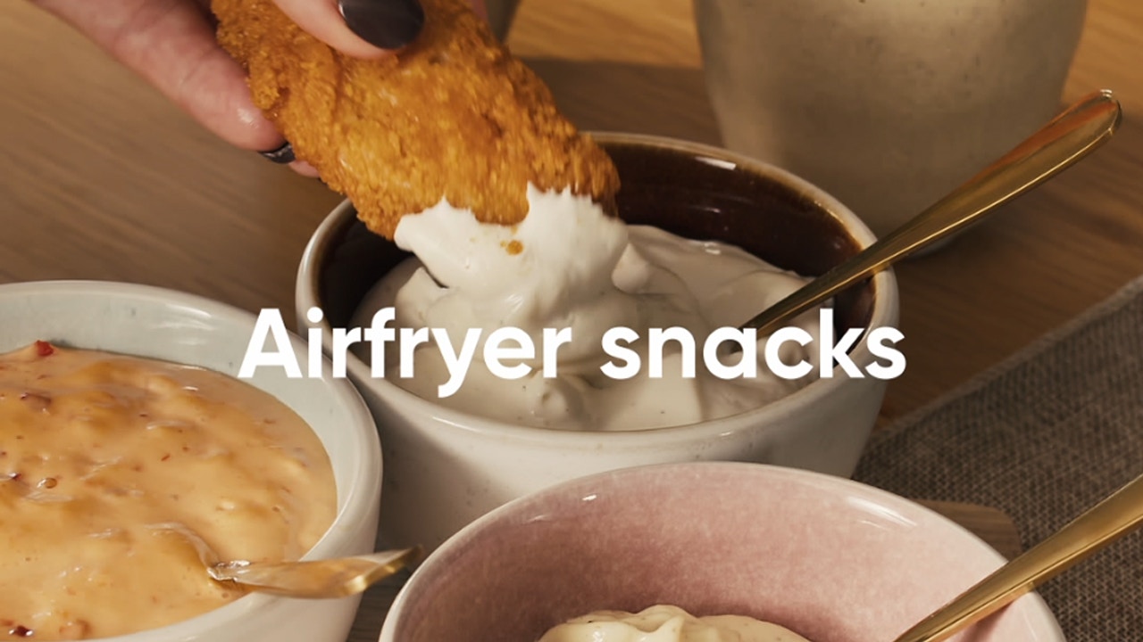 Hurtige snacks fra frost lavet i airfryer. BilkaToGo. 