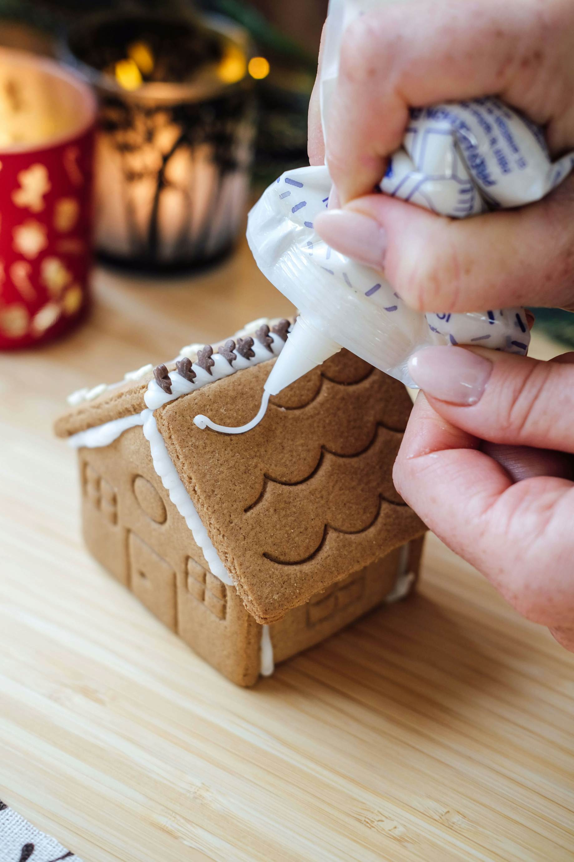 Fremgangsmåde samling af peberkagehus step 11