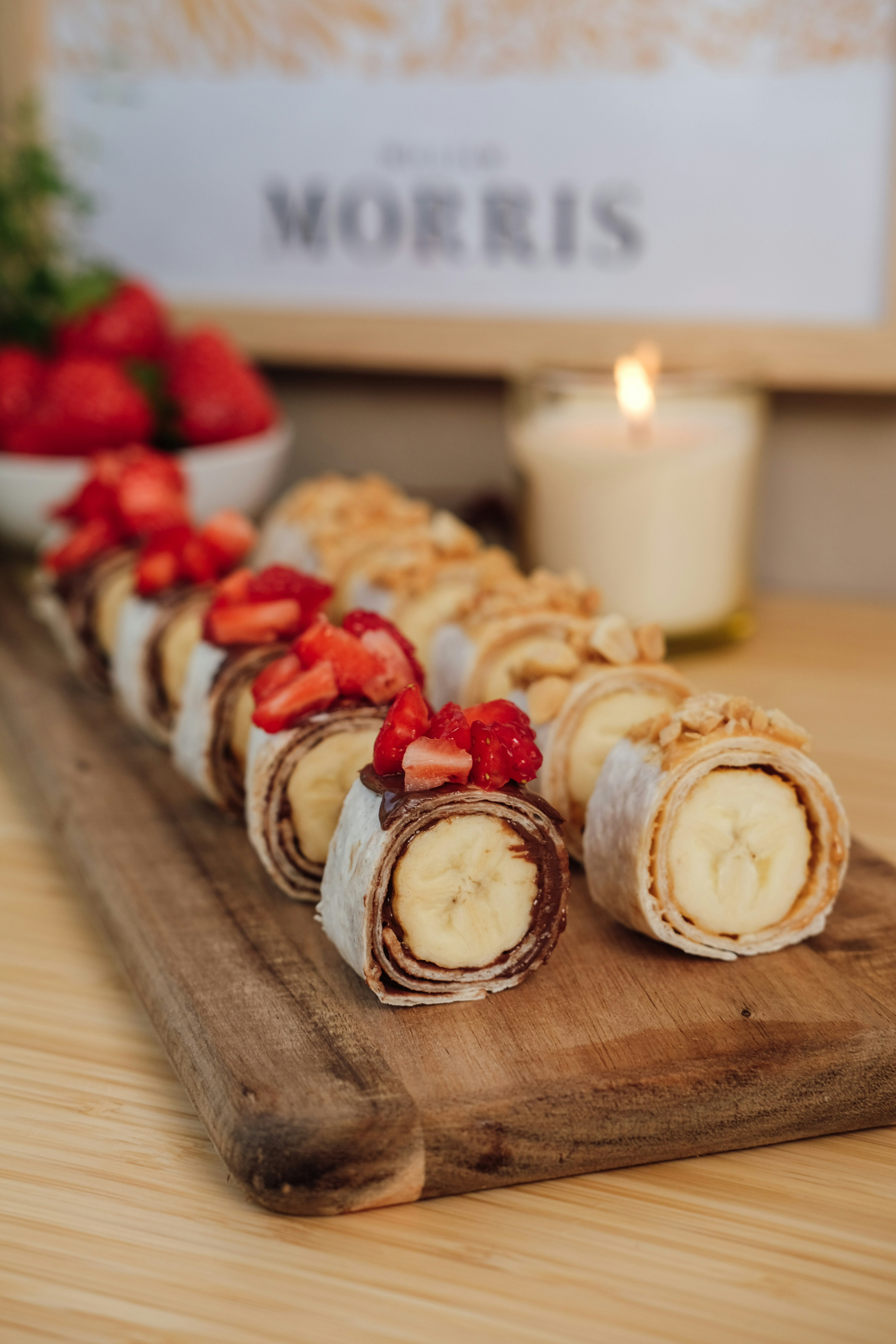 Opskrift på dessert med banan og tortillapandekage