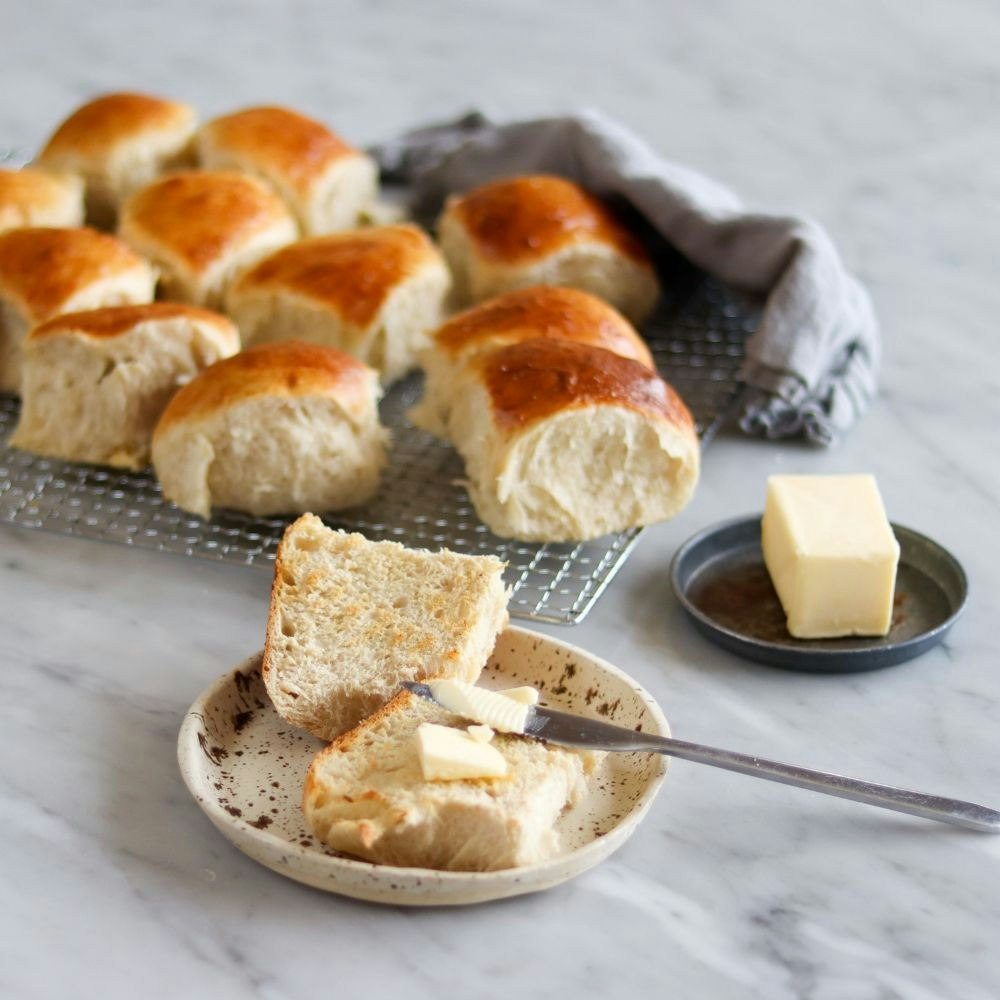 Varme hveder med smør