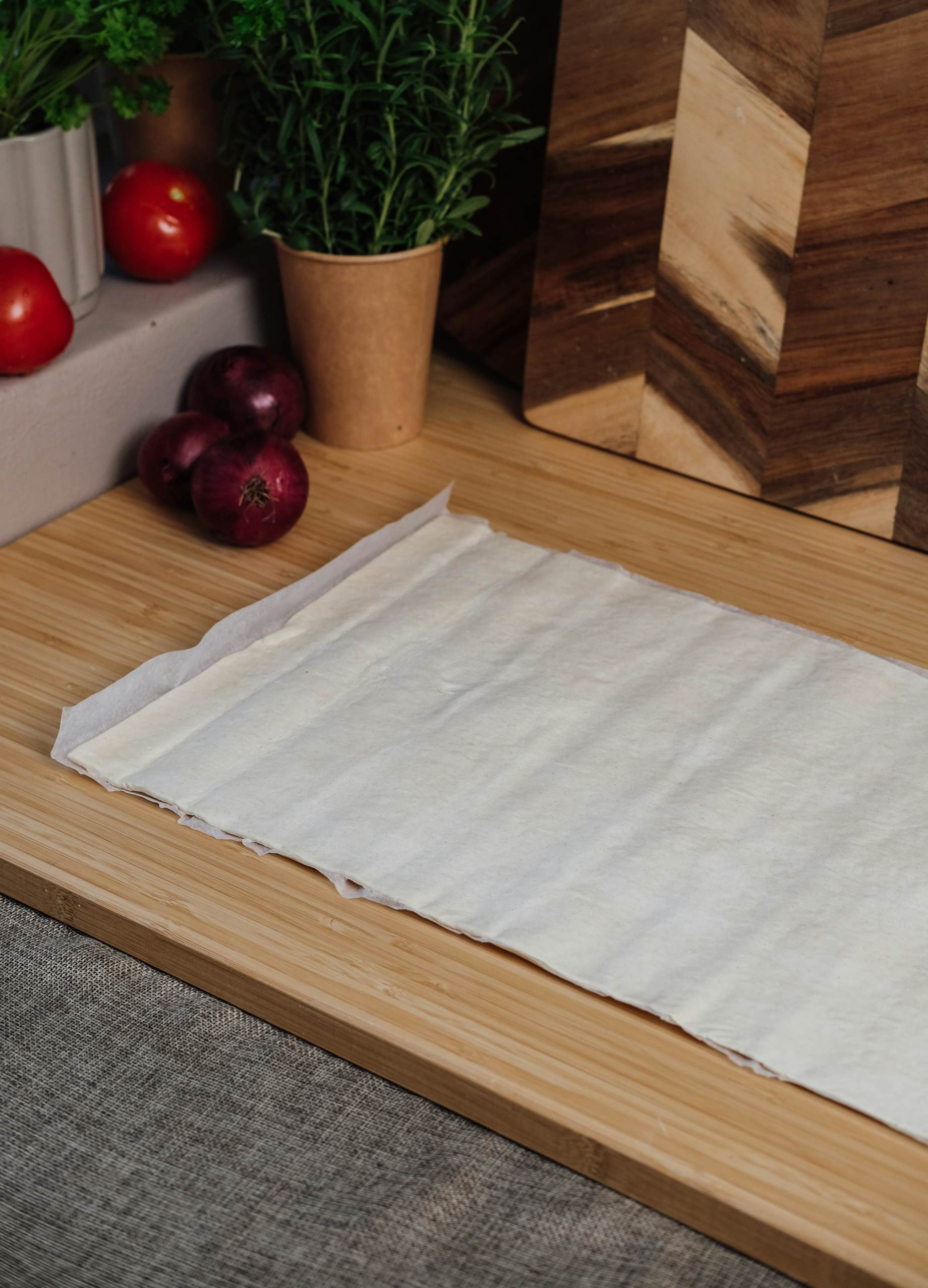 Pate chaud foldning step 1