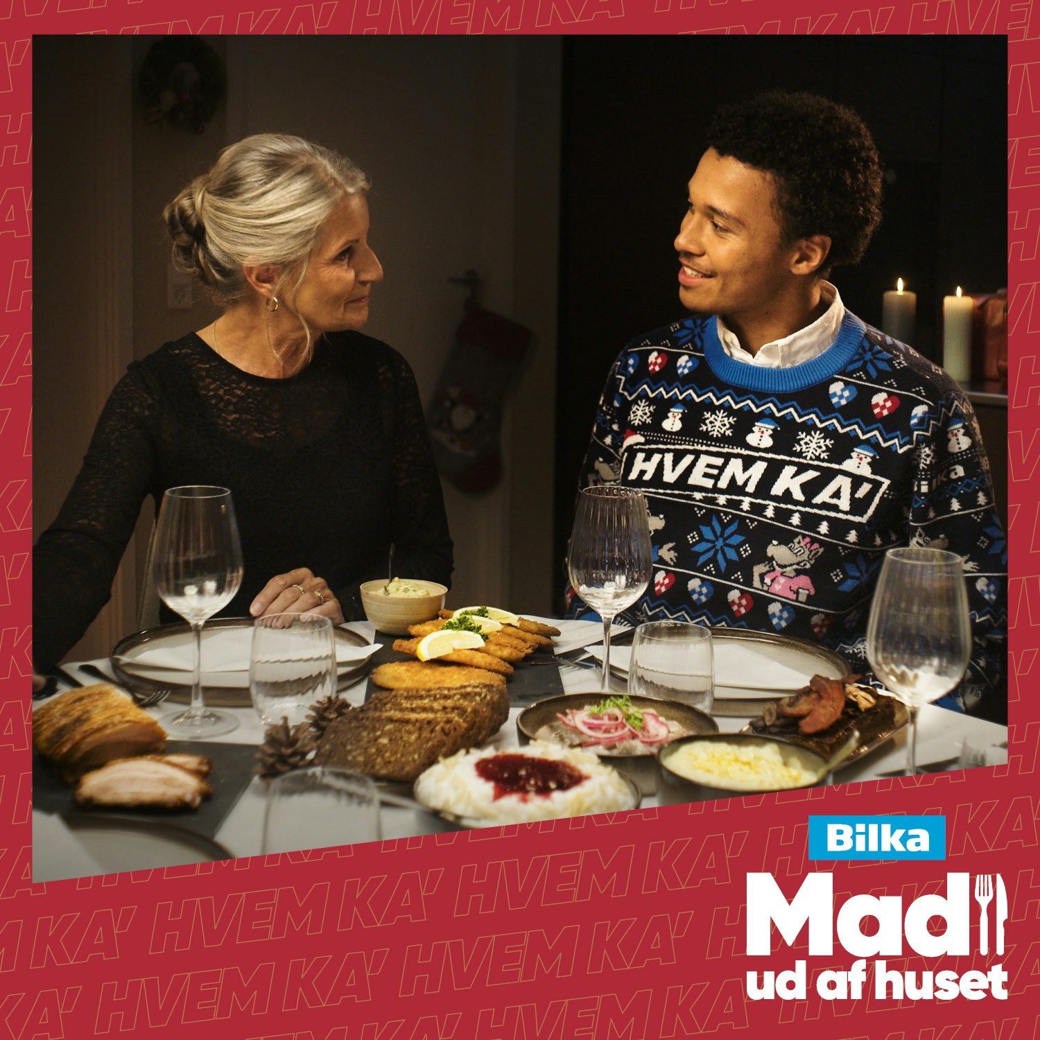 Køb mad til jul og julefrokosten hos Bilka Mad Ud af Huset.