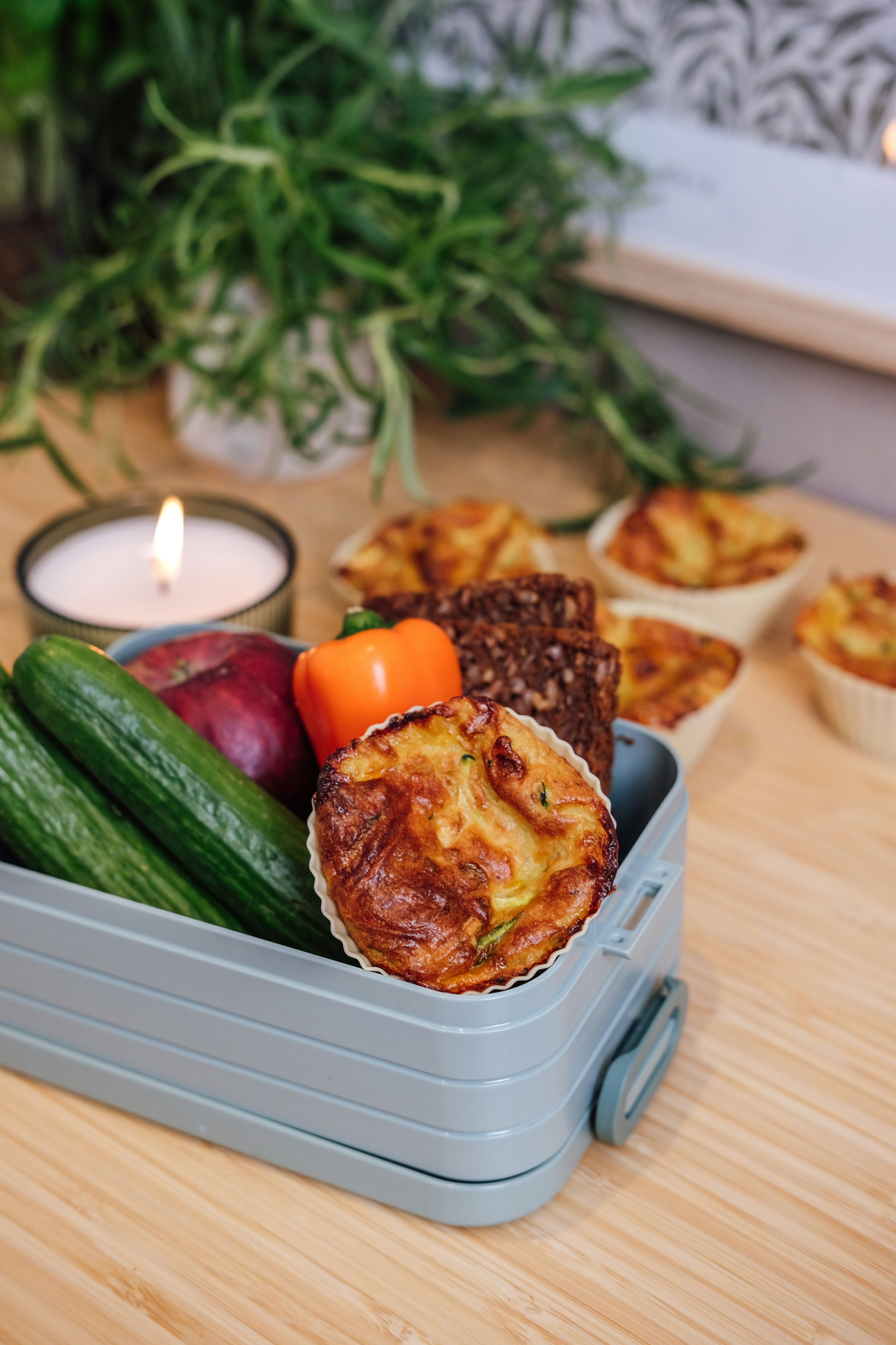 Lav lækre muffins med hytteost og squash med BilkaToGo