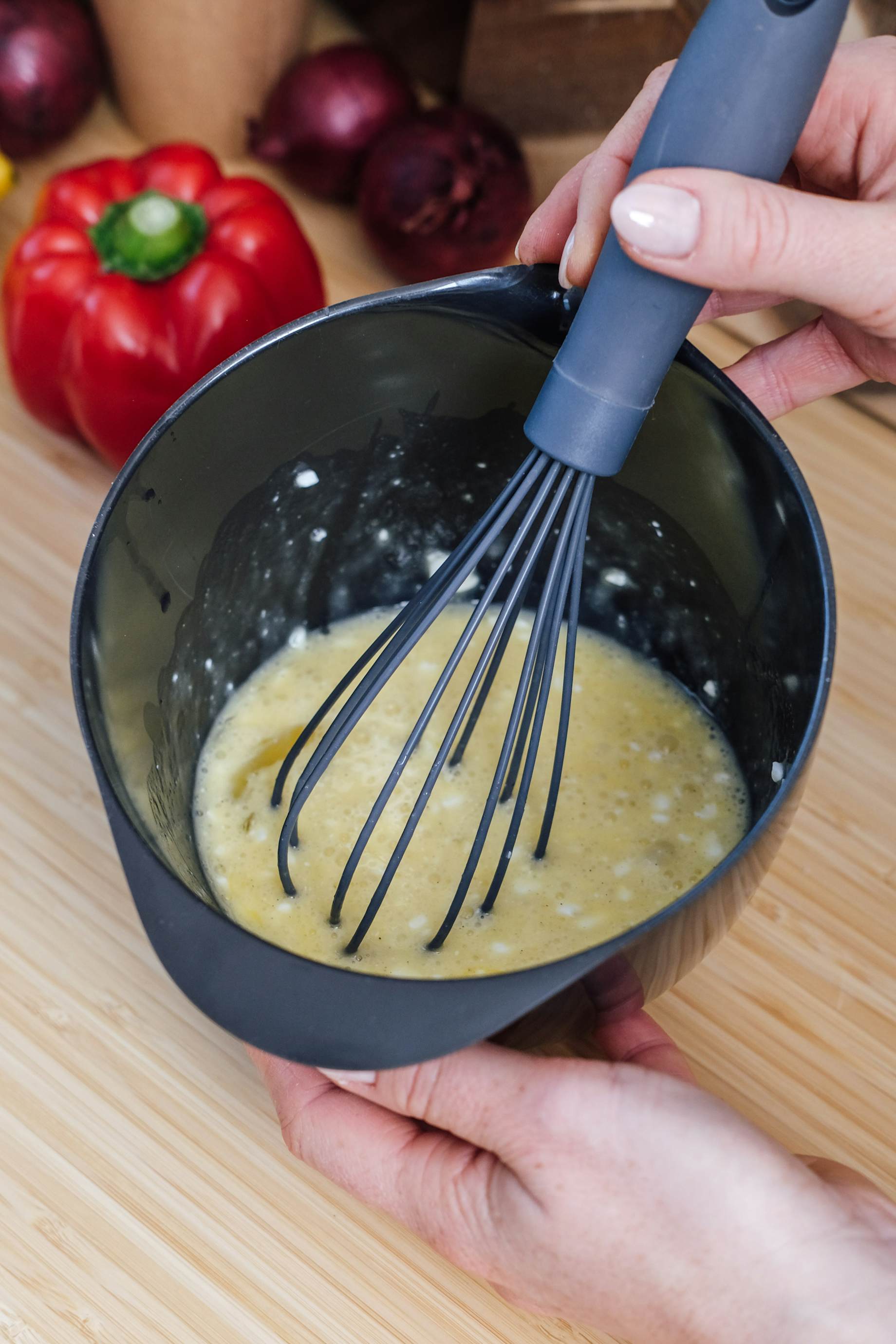 Step 5. Opskrift på tortillatærte med grisekød. BilkaToGo.