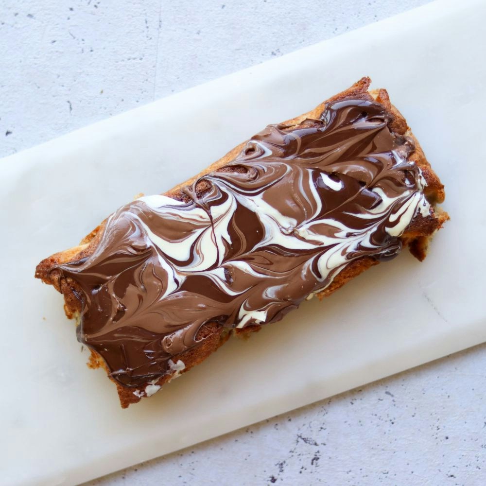 Banankage med chokolade