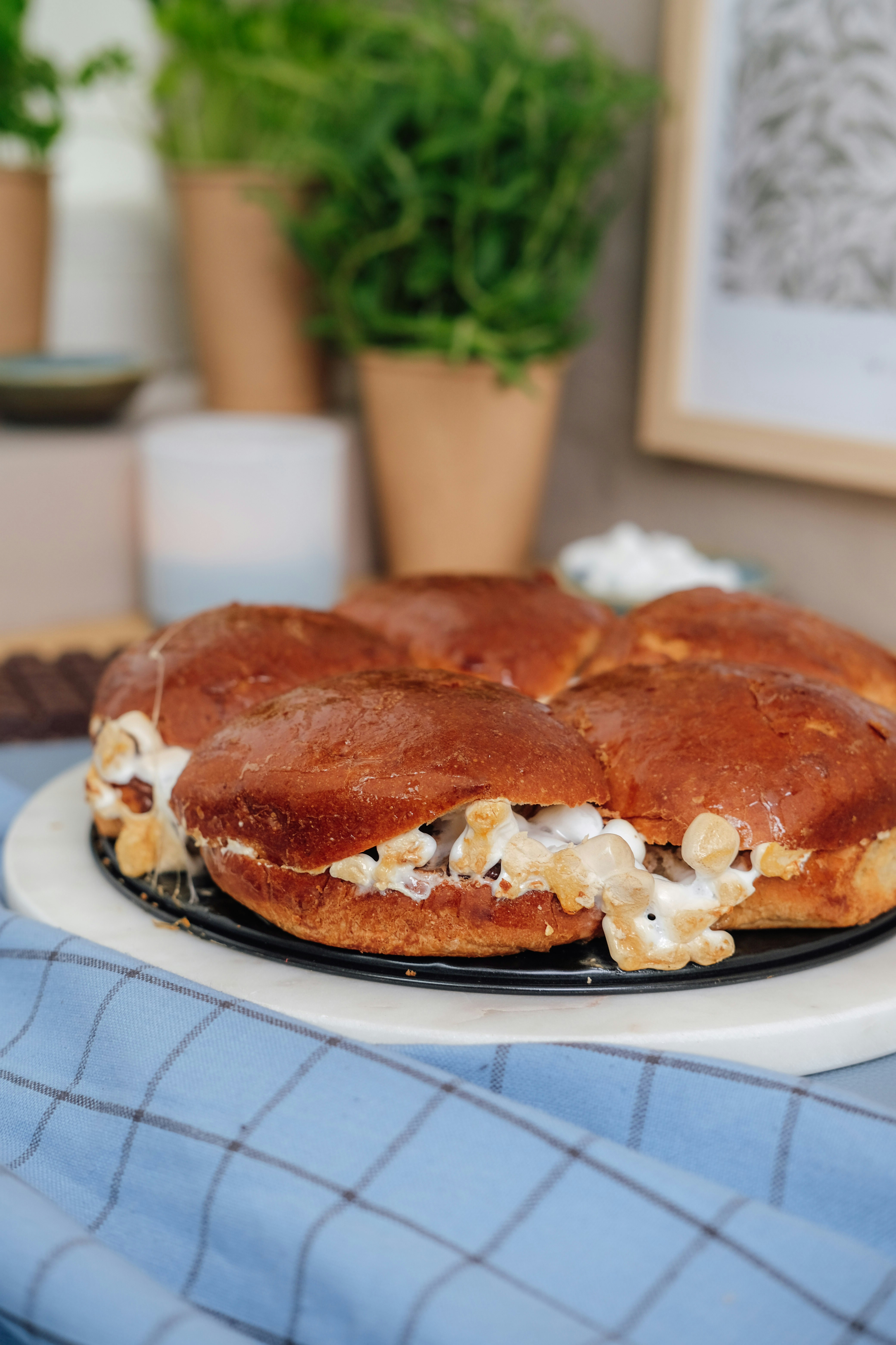 Varme hveder lavet til smores