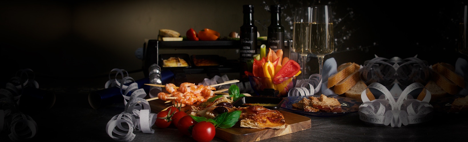 Opskrift på raclette appetizers og pizza på Bilka.dk