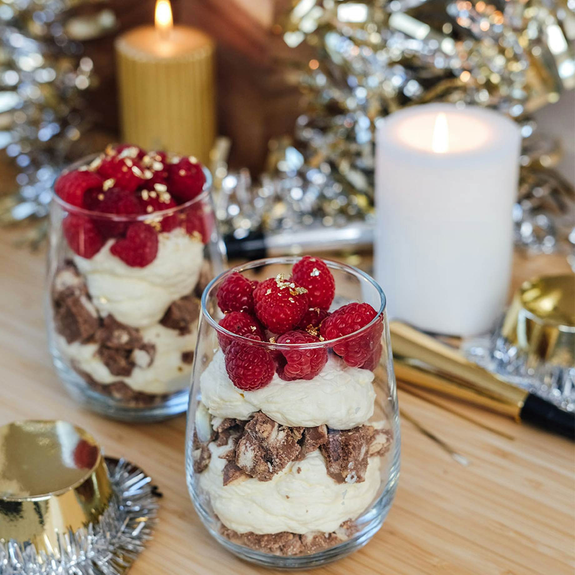 Få inspiration til tre nemme nytårsdesserter med Salling Princip hos BilkaToGo