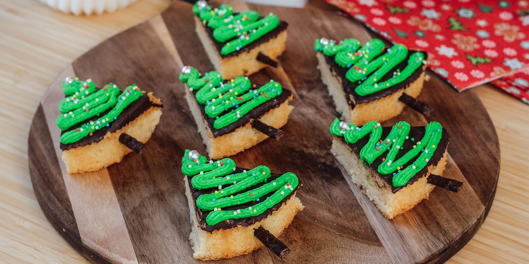 Lav lækre mazarin juletræer med BilkaToGo