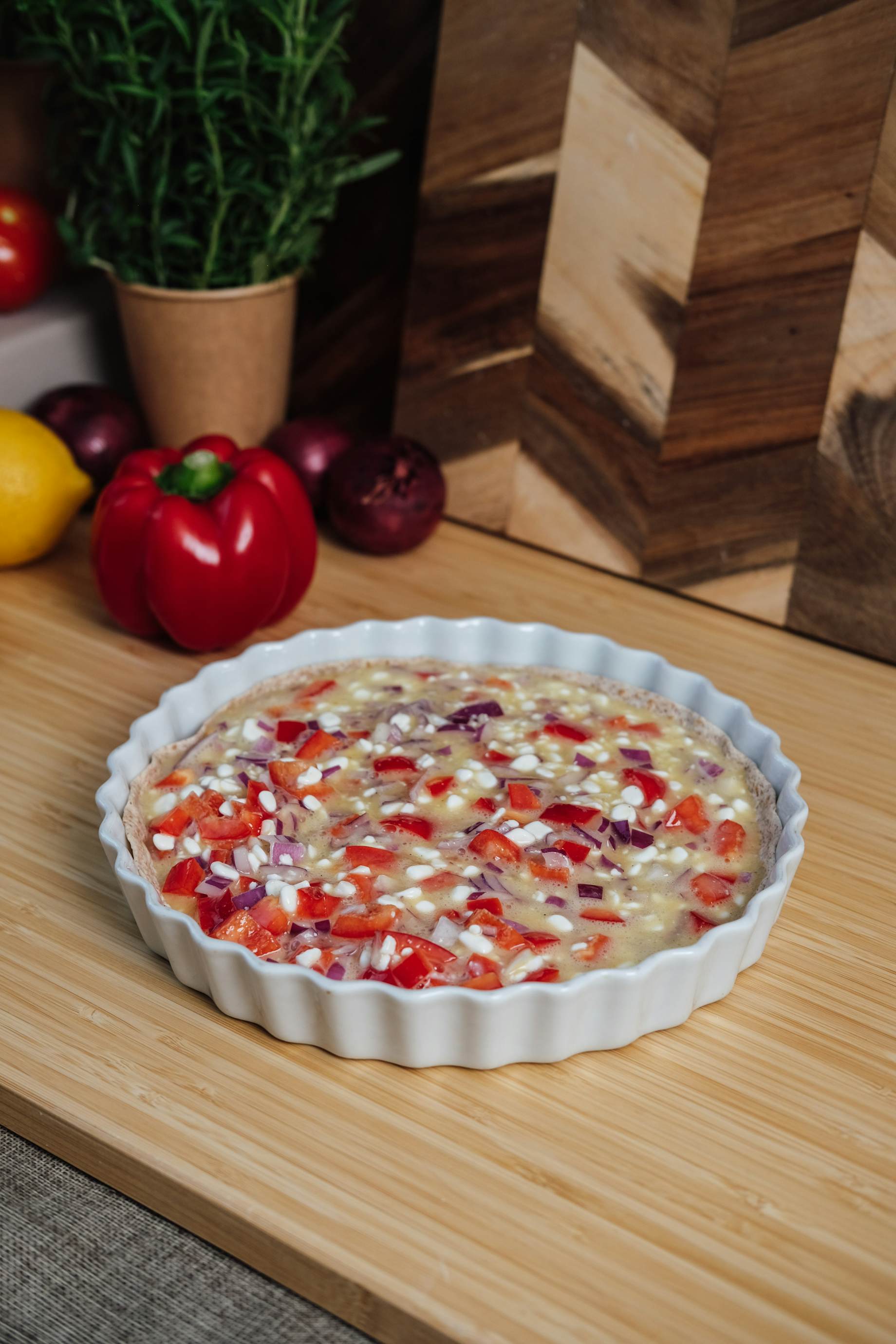 Step 7. Opskrift på tortillatærte med grisekød. BilkaToGo.