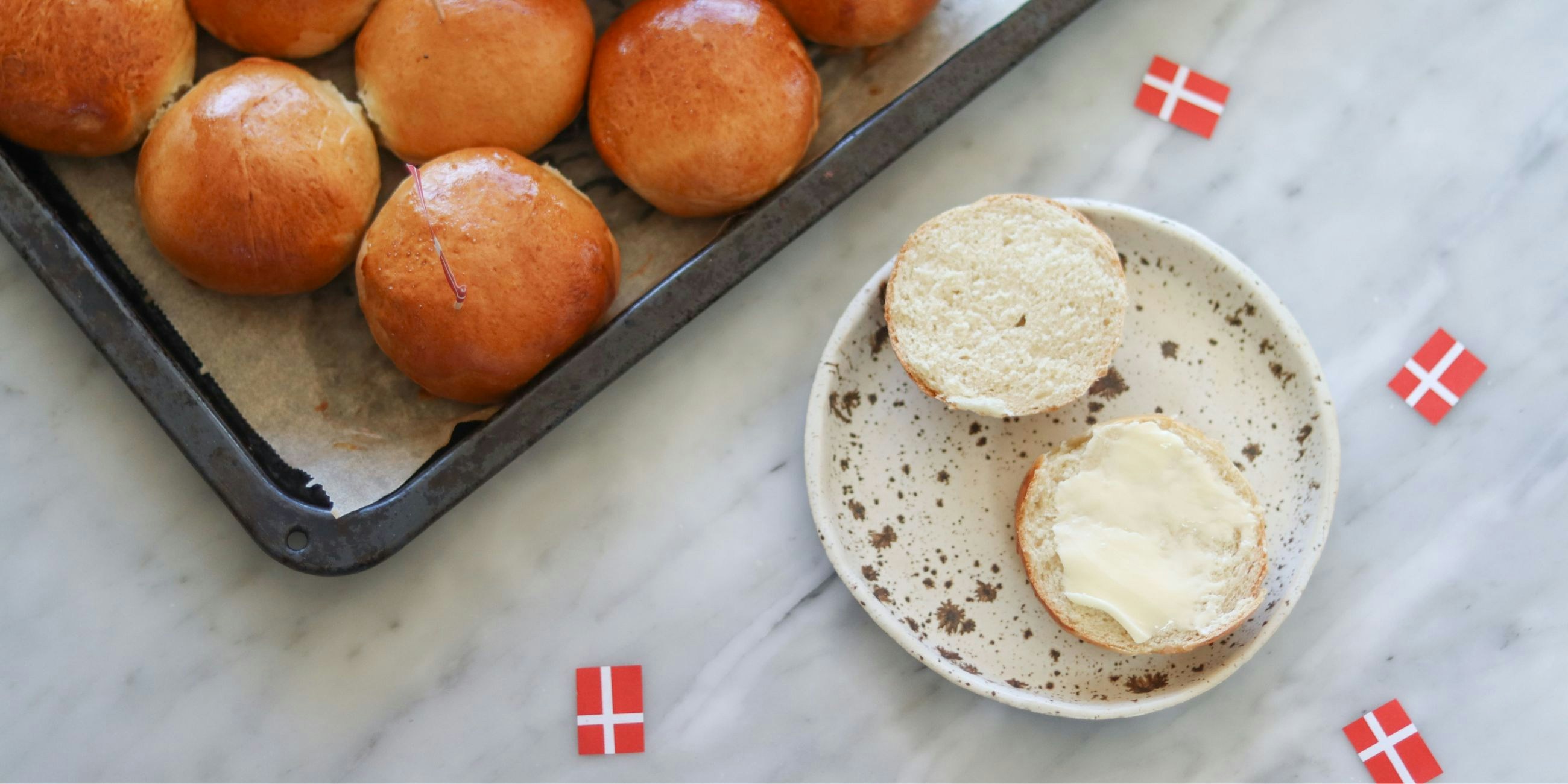 Fødselsdagsboller med smør