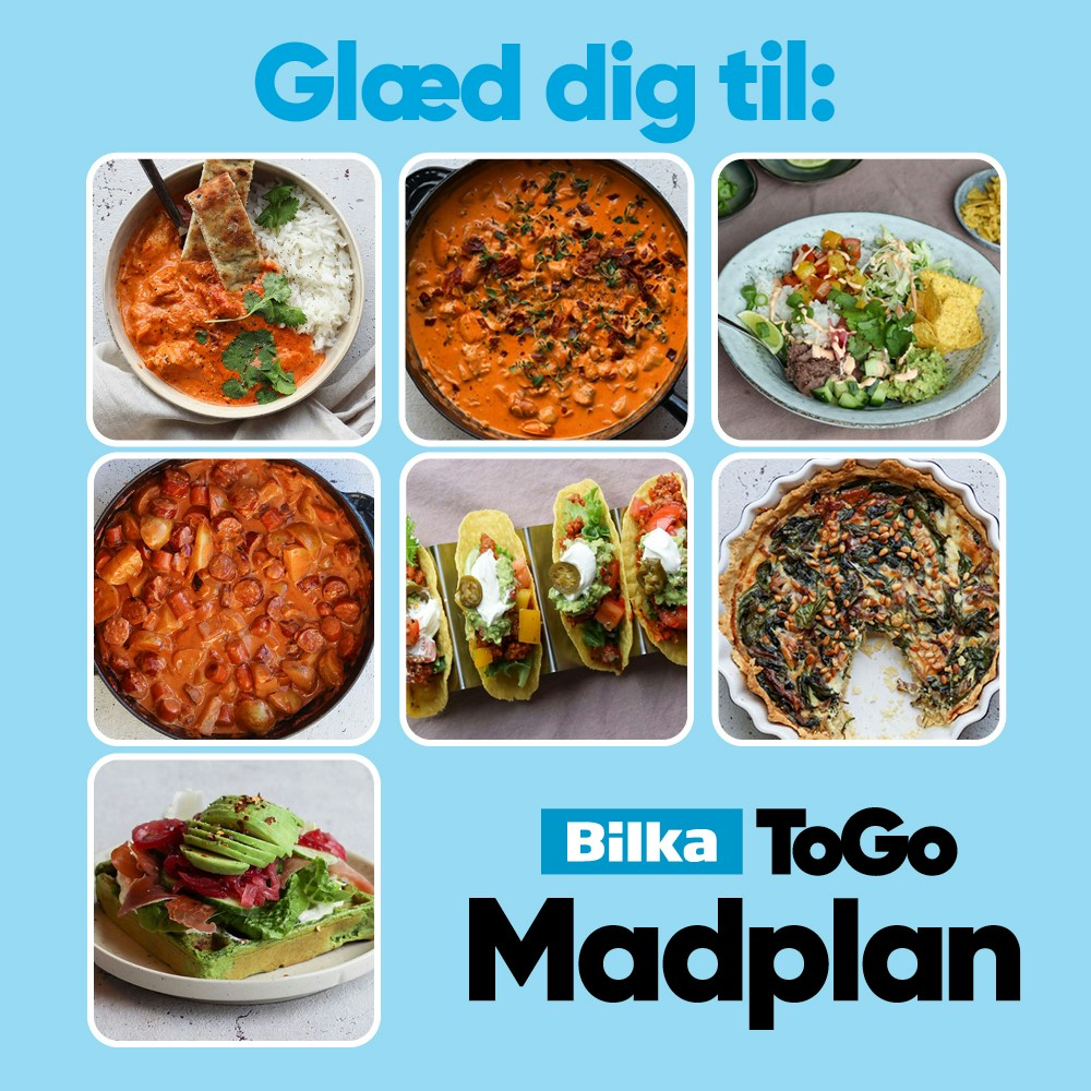 BilkaToGo Madplan. Find ugens madplan hos BilkaToGo.