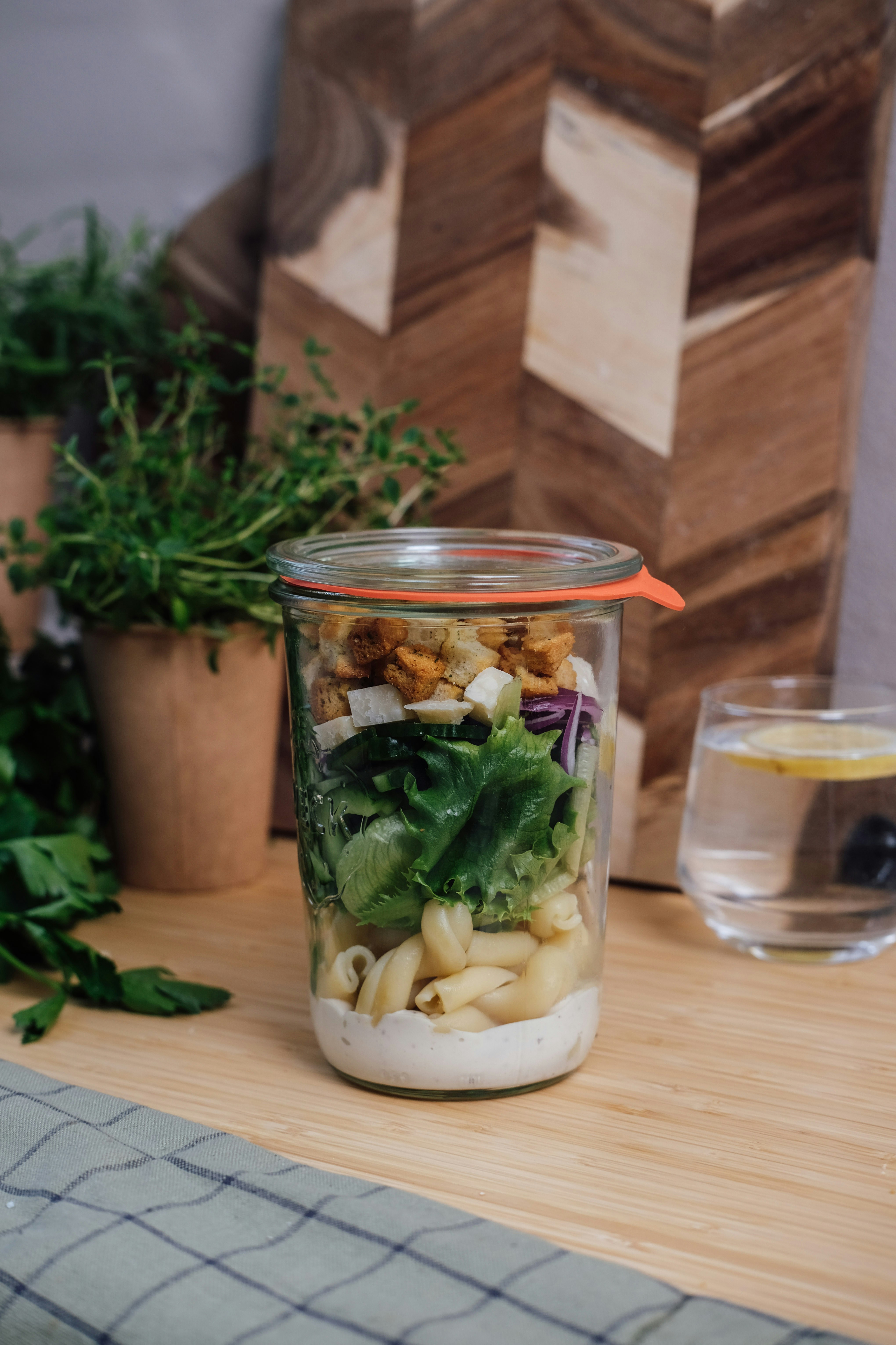 Salat i glas opskrift BilkaToGo