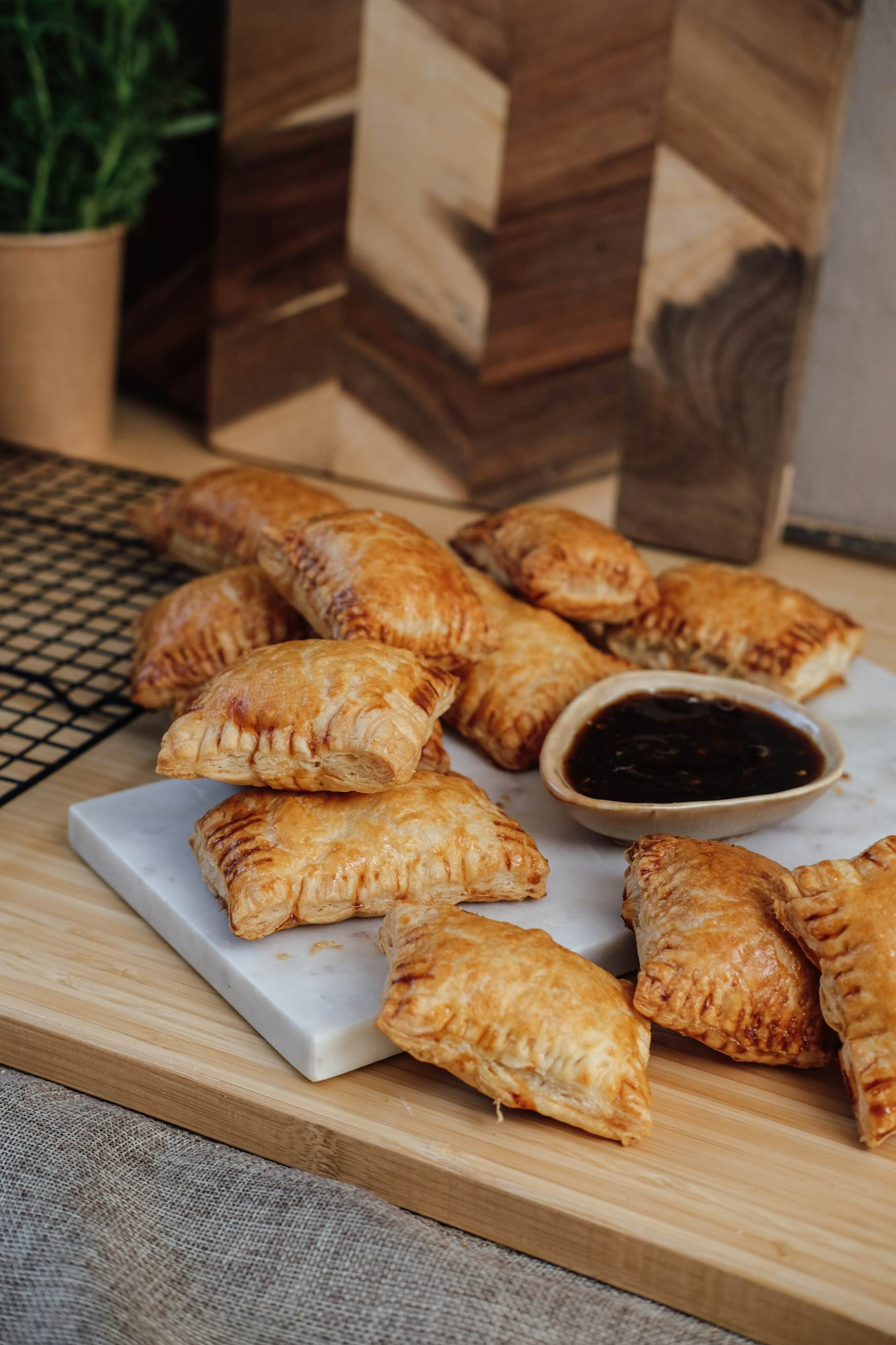 Pate Chaud med fyld af grisekød.