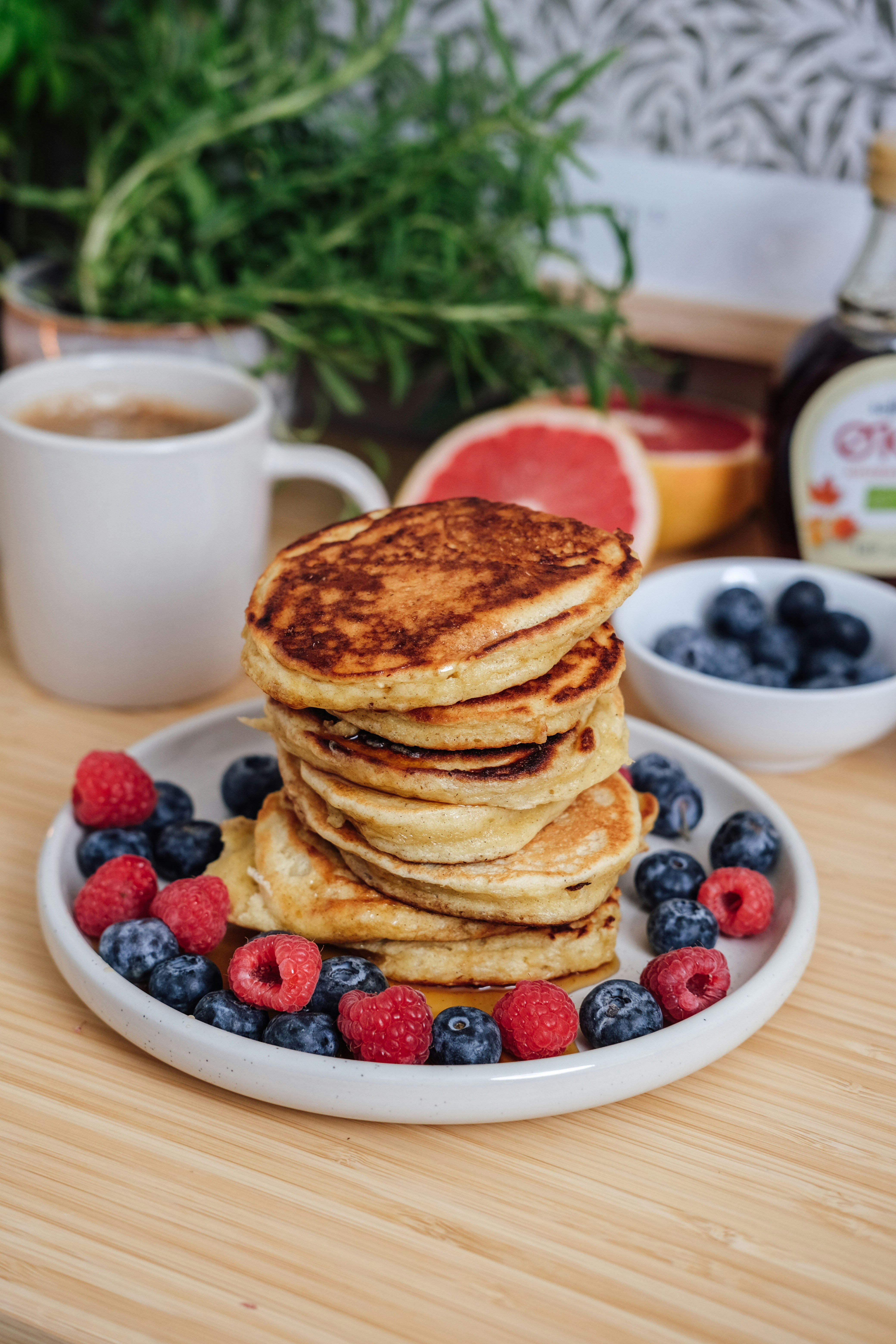 Få opskriften på lækre pandekager med hytteost hos BilkaToGo