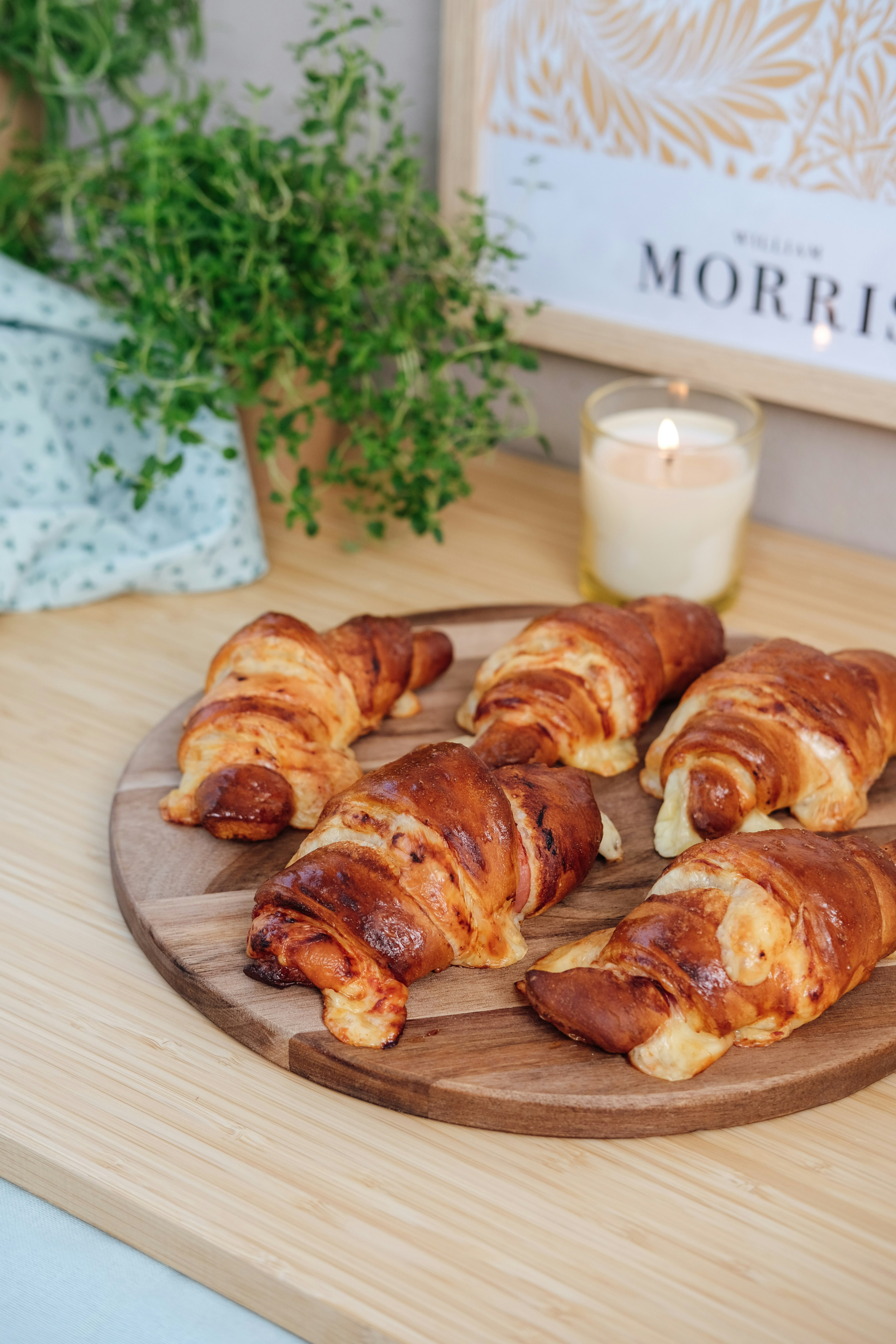 Opskrift på lækre pizza croissanter