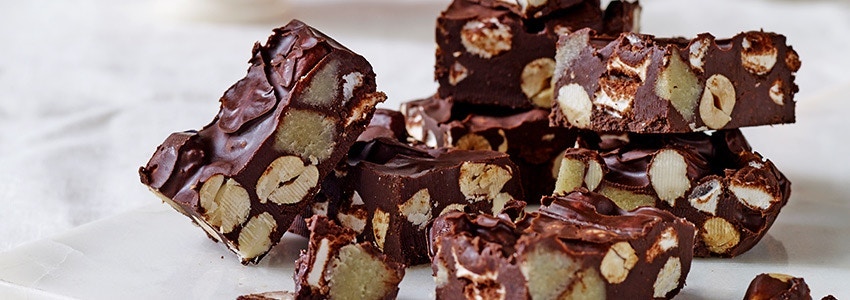 Nem opskrift på rocky road