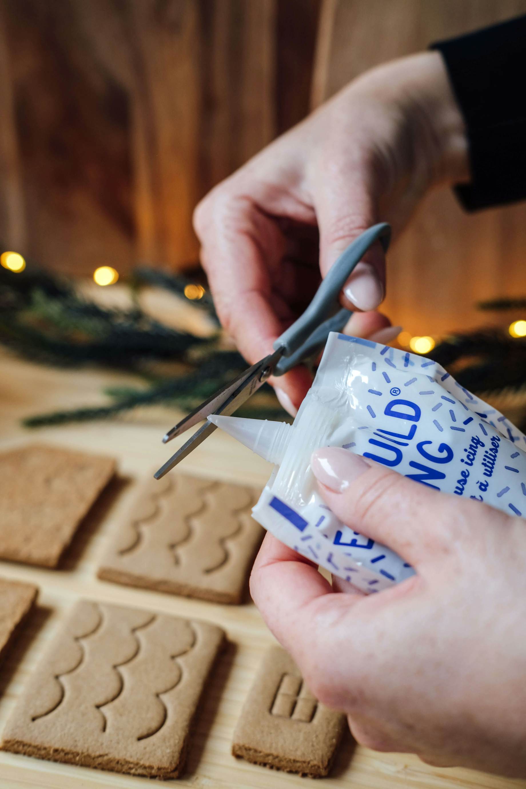 Fremgangsmåde samling af peberkagehus step 5