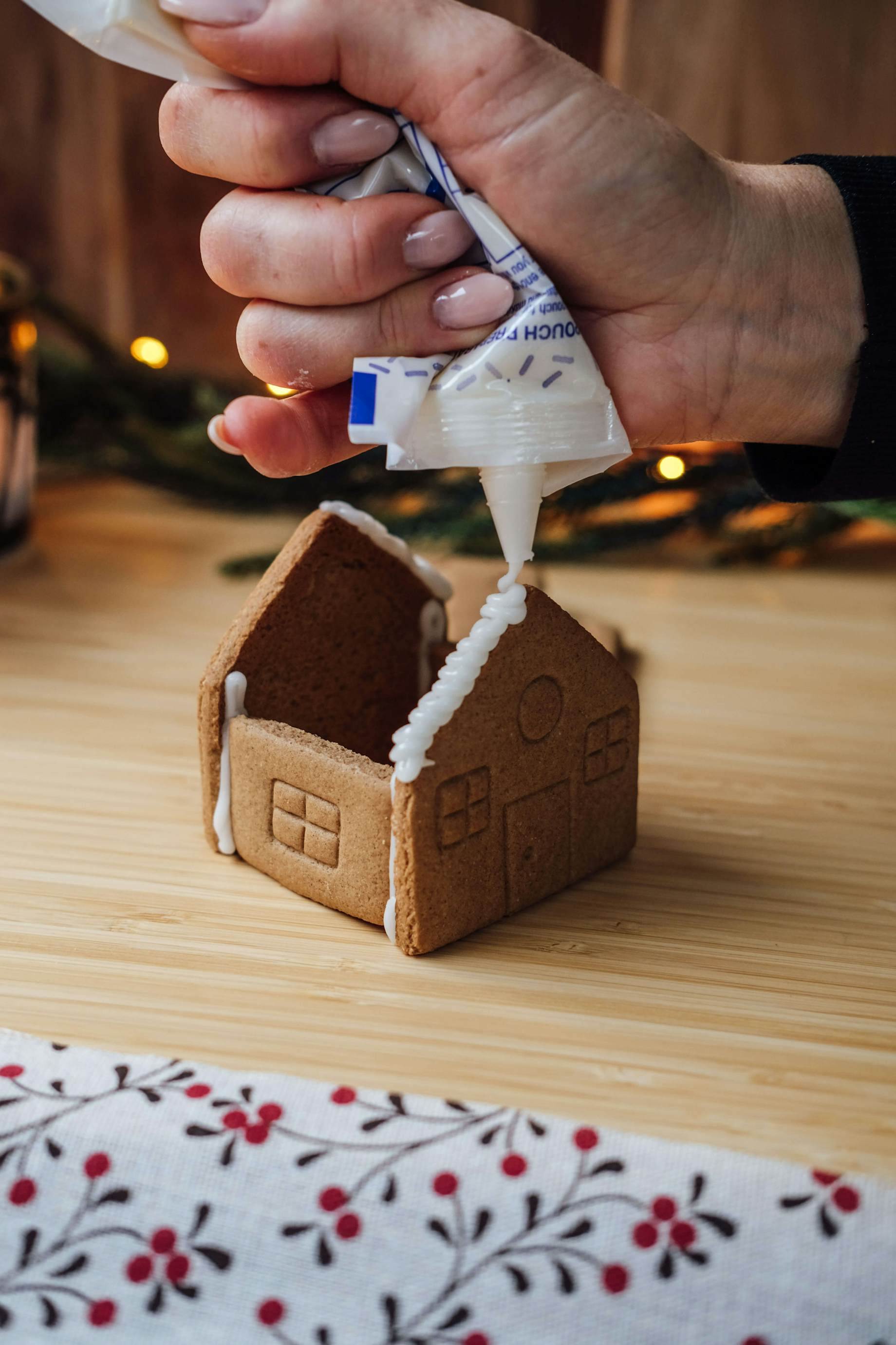 Fremgangsmåde samling af peberkagehus step 9