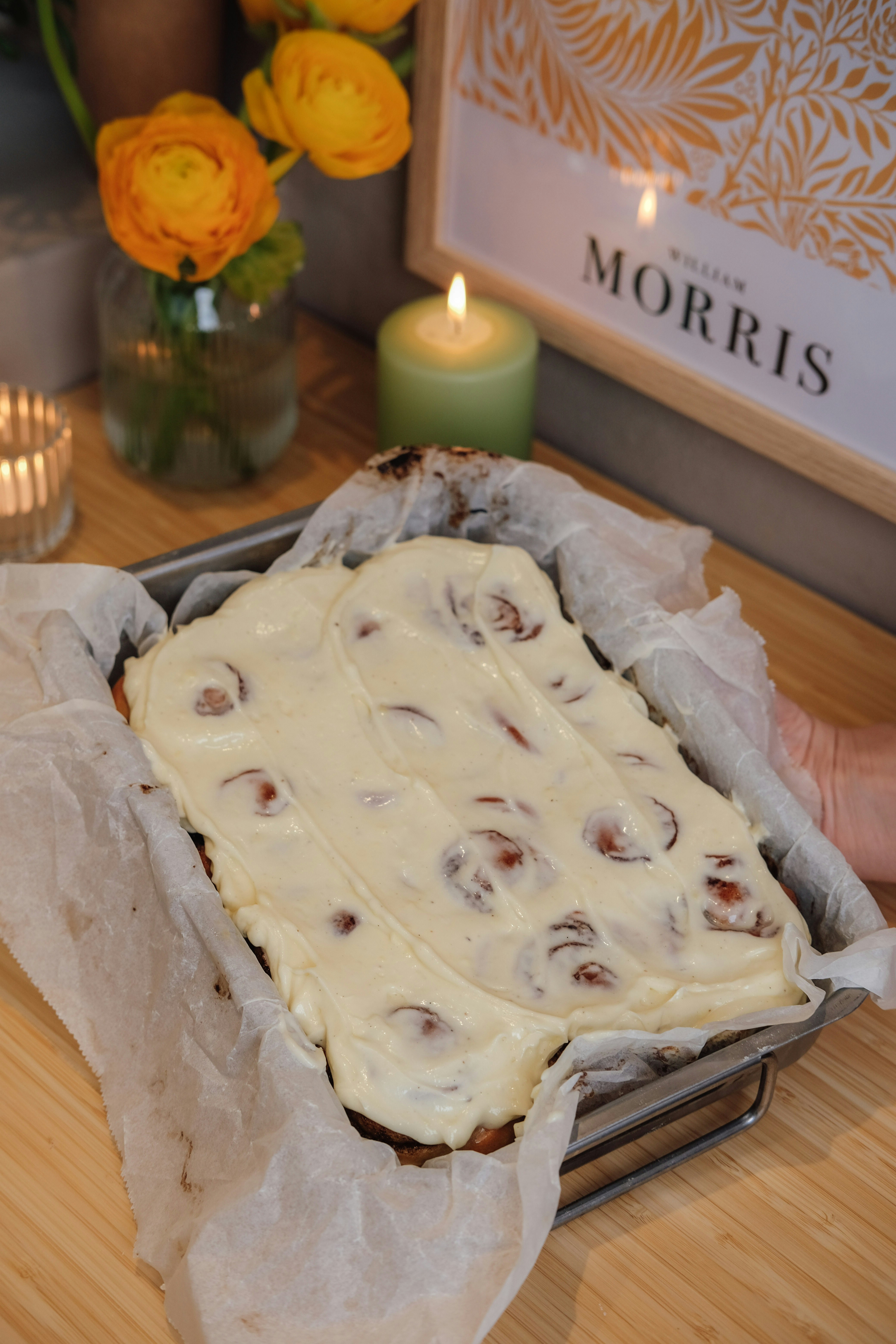 Kanelsnegle med topping