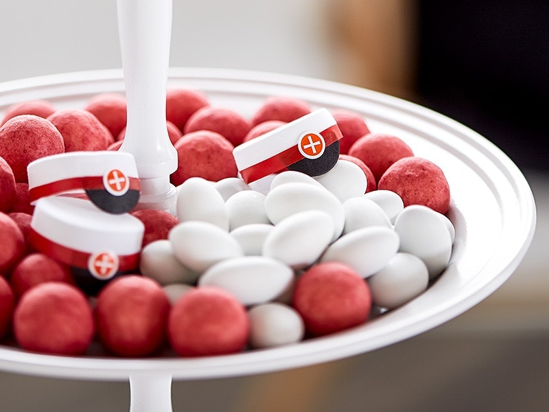 Matchende bolcher eller slik til studenterfesten